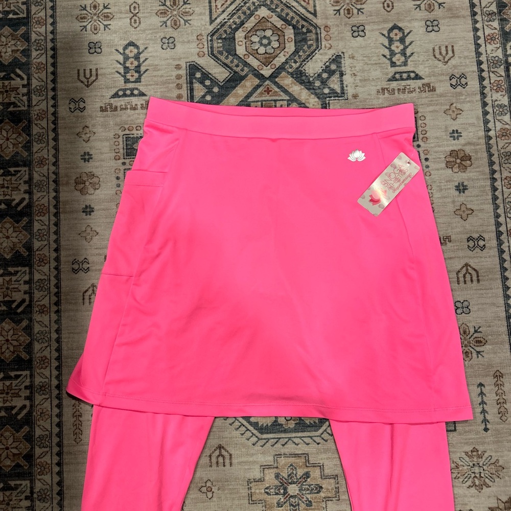 Snoga Athletic pink midi skirt